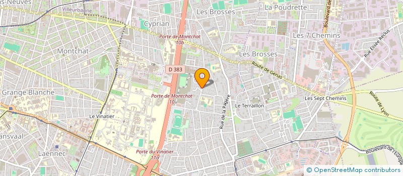 localisation de l'entreprise MADAME ANNE MICHEL  BRON