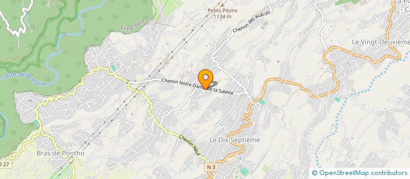 localisation de l'entreprise MADAME ANNE-MICHELE TECHER  LE TAMPON