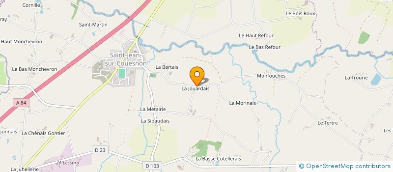 localisation de l'entreprise MADAME ANNE-MICHELLE DELAUNAY  RIVES-DU-COUESNON