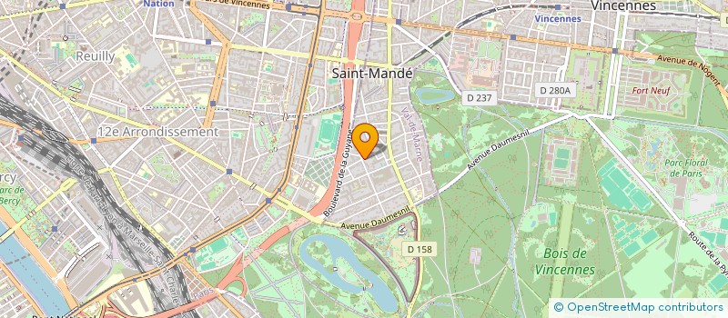 localisation de l'entreprise MADAME ANNE MICHELON  SAINT-MANDE