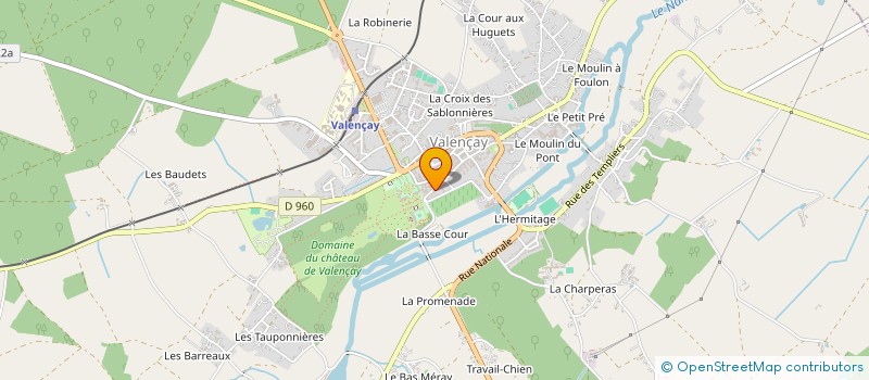 localisation de l'entreprise MADAME ANNE MICHIELIN à VALENCAY