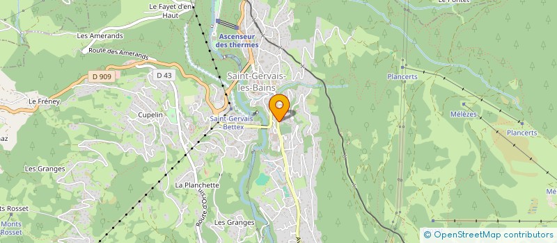 localisation de l'entreprise MADAME ANNE MICHOT  SAINT-GERVAIS-LES-BAINS