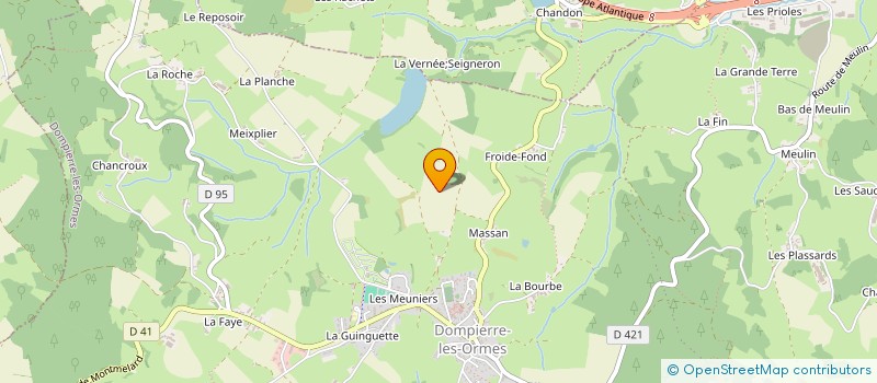 localisation de l'entreprise MADAME ANNE MICOLOD  TRIVY