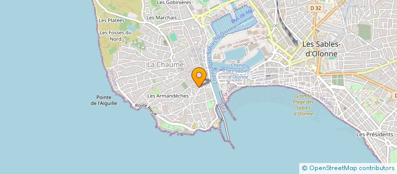 localisation de l'entreprise MADAME ANNE MIGNE à LES SABLES D'OLONNE