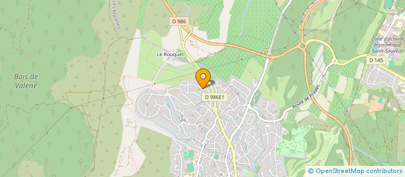 localisation de l'entreprise MADAME ANNE MIGNE à SAINT-GELY-DU-FESC