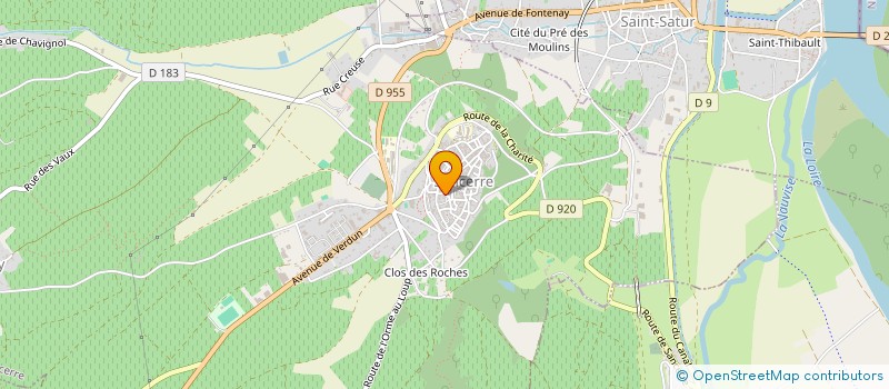 localisation de l'entreprise MADAME ANNE MILLERIOUX  SANCERRE