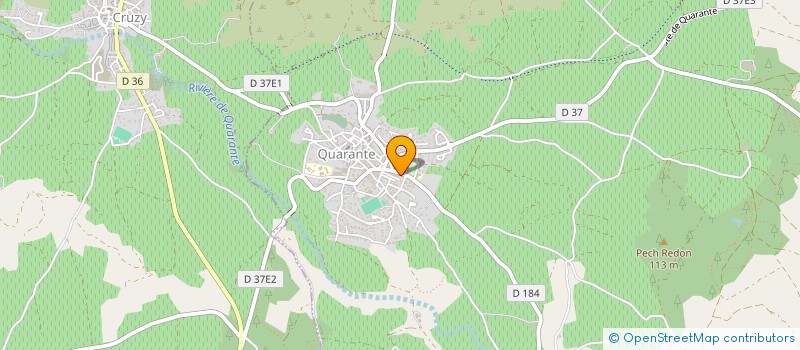 localisation de l'entreprise MADAME ANNE MIMARD  QUARANTE