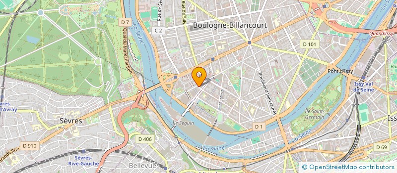 localisation de l'entreprise MADAME ANNE MINIOU à BOULOGNE-BILLANCOURT