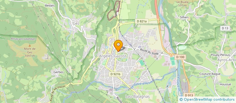 localisation de l'entreprise MADAME ANNE MIQUEL  ARGELES-GAZOST