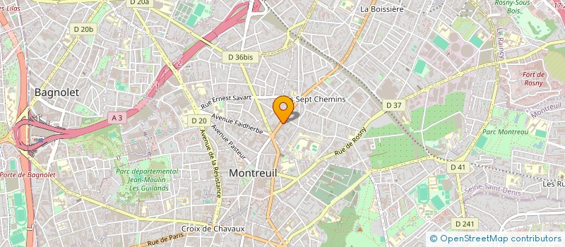 localisation de l'entreprise MADAME ANNE MOAL à MONTREUIL