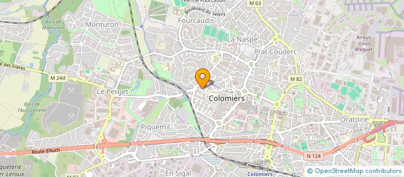 localisation de l'entreprise MADAME ANNE MOCHOS LAVAT à COLOMIERS