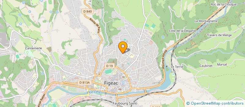 localisation de l'entreprise MADAME ANNE MOIES à FIGEAC
