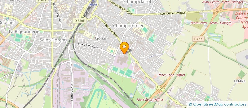 localisation de l'entreprise MADAME ANNE MOINET à NIORT