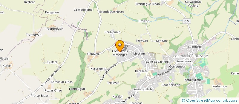 localisation de l'entreprise MADAME ANNE MOISY  LOCMARIA-PLOUZANE