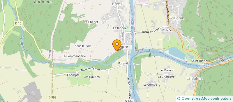 localisation de l'entreprise MADAME ANNE MOLLEX  BRENS