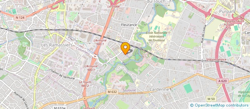 localisation de l'entreprise MADAME ANNE MONIE à TOULOUSE
