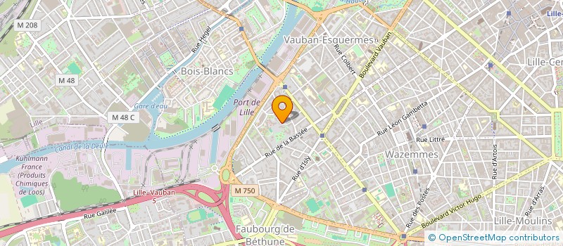 localisation de l'entreprise MADAME ANNE MONPAYS  LILLE