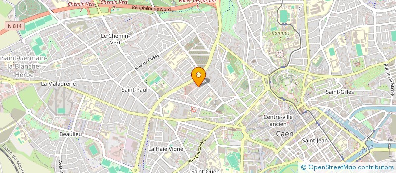 localisation de l'entreprise MADAME ANNE MONSIMIER à CAEN