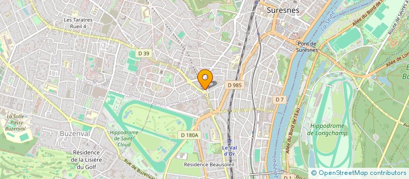 localisation de l'entreprise MADAME ANNE MONTFORT à SURESNES