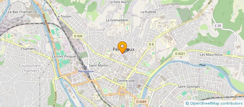 localisation de l'entreprise MADAME ANNE MONTILLET  PERIGUEUX