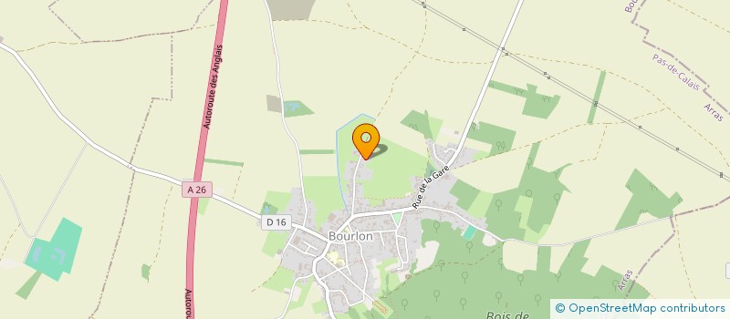 localisation de l'entreprise MADAME ANNE MONTPIED  BOURLON