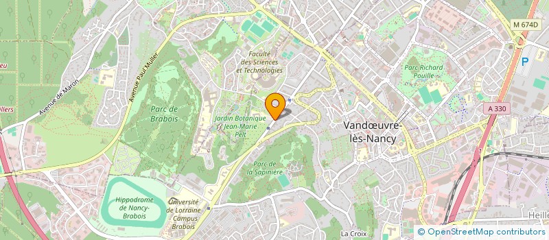 localisation de l'entreprise MADAME ANNE MORANDINI à VANDŒUVRE-LES-NANCY