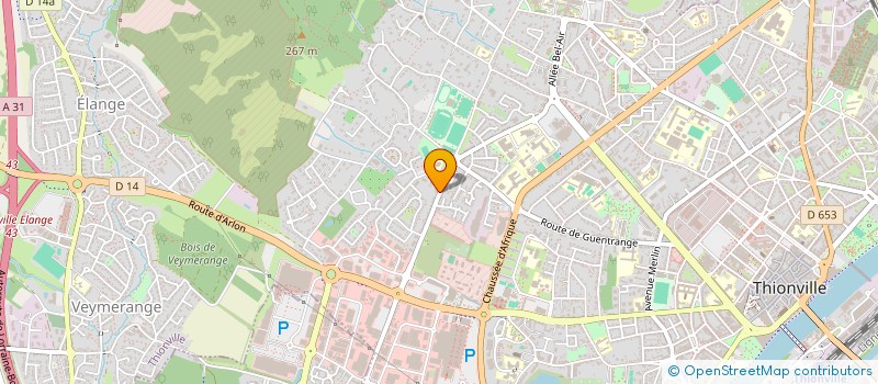 localisation de l'entreprise MADAME ANNE MORANO  THIONVILLE