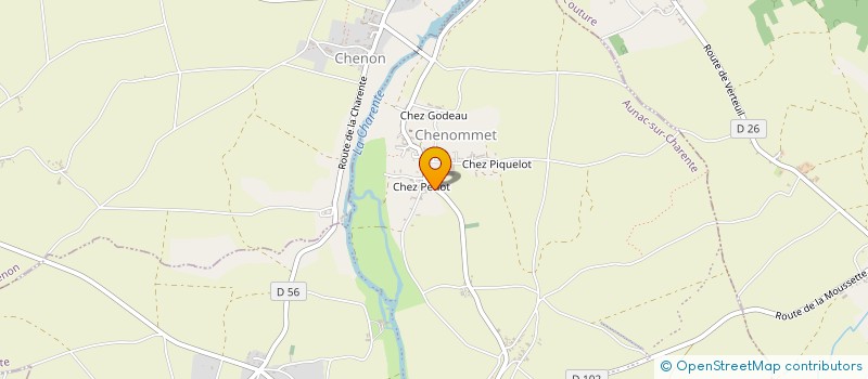localisation de l'entreprise MADAME ANNE MOREAU à AUNAC-SUR-CHARENTE