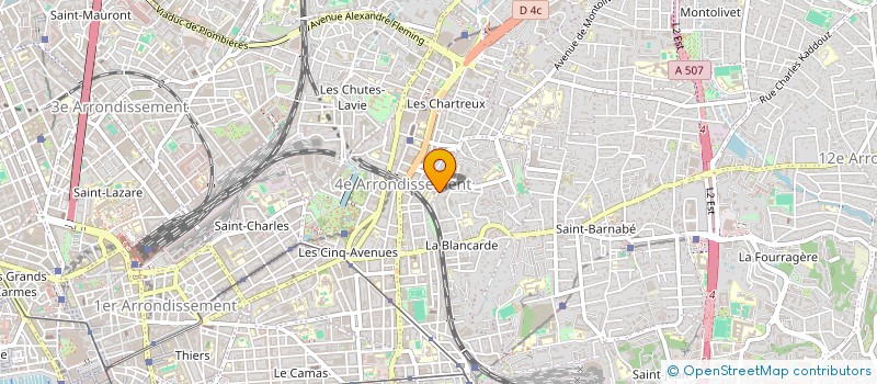 localisation de l'entreprise MADAME ANNE MOREAU à MARSEILLE