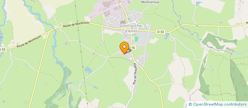 localisation de l'entreprise MADAME ANNE MOREAU  VILLEFRANCHE-D'ALLIER