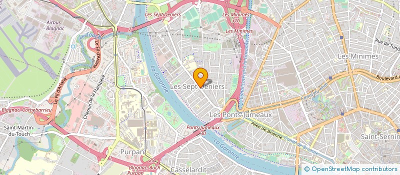 localisation de l'entreprise MADAME ANNE MORIN à TOULOUSE