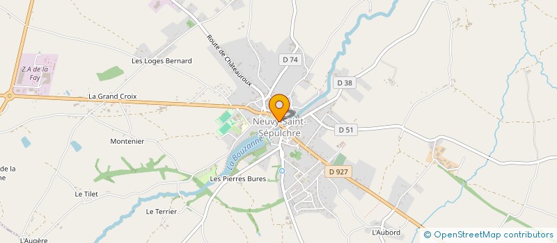 localisation de l'entreprise MADAME ANNE MORIN à NEUVY-SAINT-SEPULCHRE