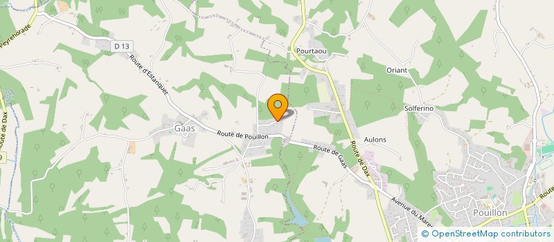 localisation de l'entreprise MADAME ANNE MORIN  GAAS