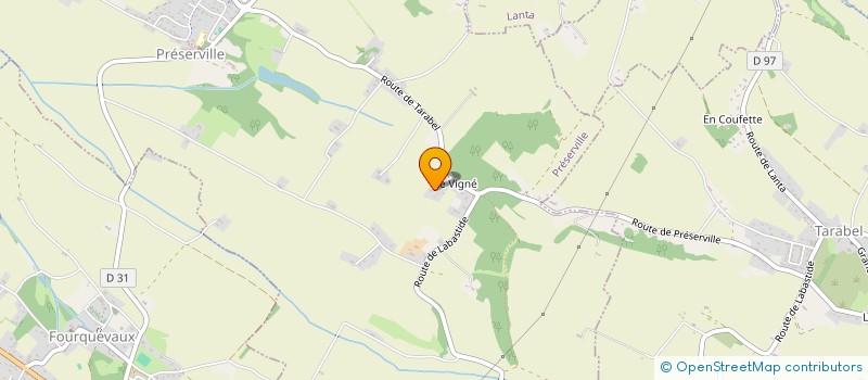 localisation de l'entreprise MADAME ANNE MORIN-LEZTISSAC  PRESERVILLE