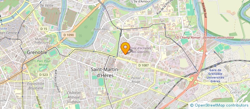 localisation de l'entreprise MADAME ANNE MORLOT à SAINT-MARTIN-D'HERES