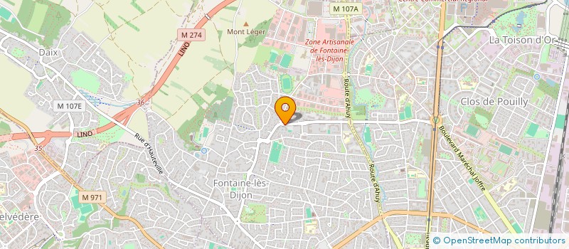 localisation de l'entreprise MADAME ANNE MORNAND  FONTAINE-LES-DIJON