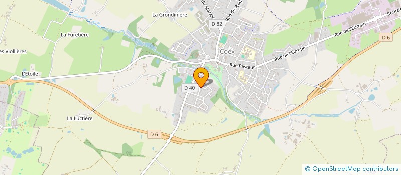 localisation de l'entreprise MADAME ANNE MORNET  COEX