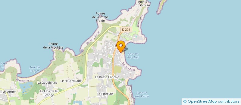 localisation de l'entreprise MADAME ANNE MORVAN  CANCALE