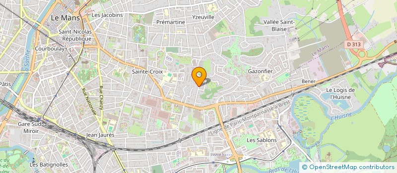 localisation de l'entreprise MADAME ANNE MORVAN  LE MANS