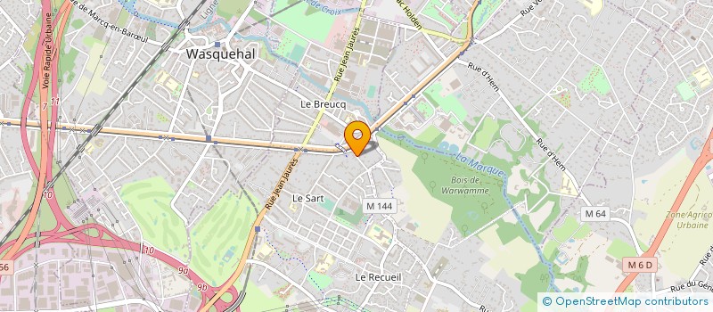 localisation de l'entreprise MADAME ANNE MOTTE  VILLENEUVE-D'ASCQ