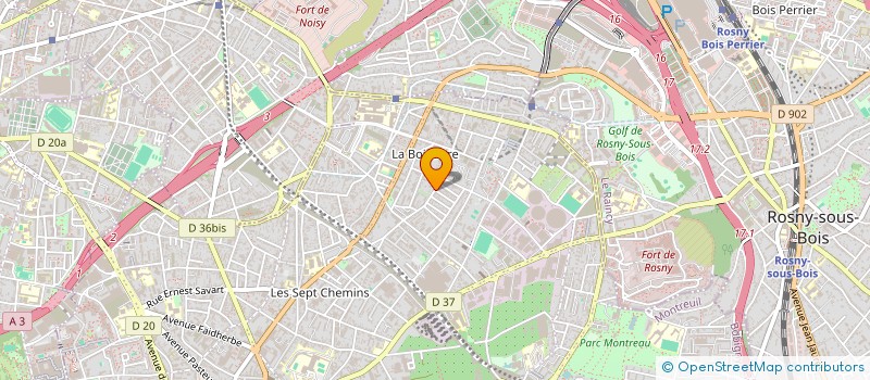 localisation de l'entreprise MADAME ANNE MOURIER à MONTREUIL