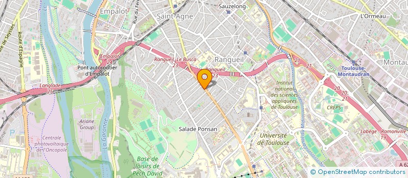localisation de l'entreprise MADAME ANNE MOUTAUX à TOULOUSE