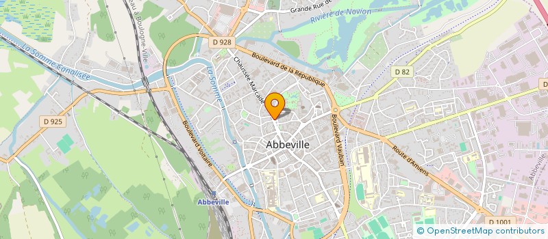 localisation de l'entreprise MADAME ANNE-MURIELLE TELLIER à ABBEVILLE