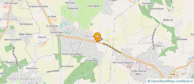 localisation de l'entreprise MADAME ANNE NATHALIE RITTER  PLEUVEN