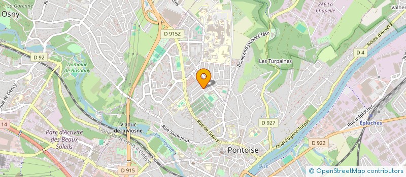 localisation de l'entreprise MADAME ANNE-NELLY KODJIA à PONTOISE