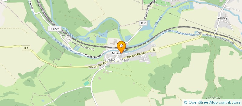 localisation de l'entreprise MADAME ANNE NERRIERE à VAL-D'ORNAIN