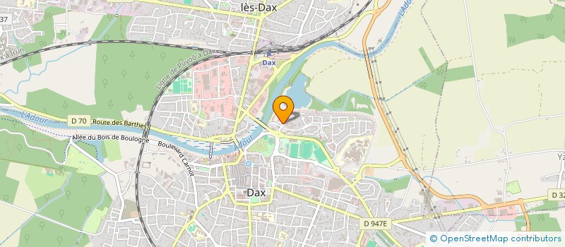 localisation de l'entreprise MADAME ANNE NEVEU à DAX