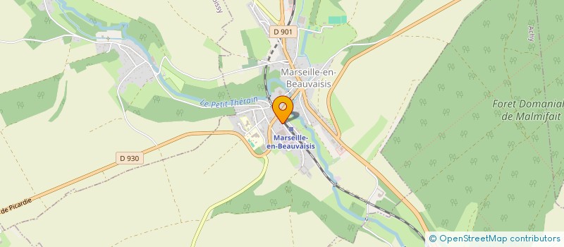 localisation de l'entreprise MADAME ANNE NGO KELBARA  MARSEILLE-EN-BEAUVAISIS