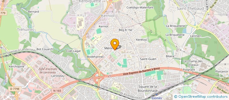 localisation de l'entreprise MADAME ANNE NGO LOUGA à VANNES
