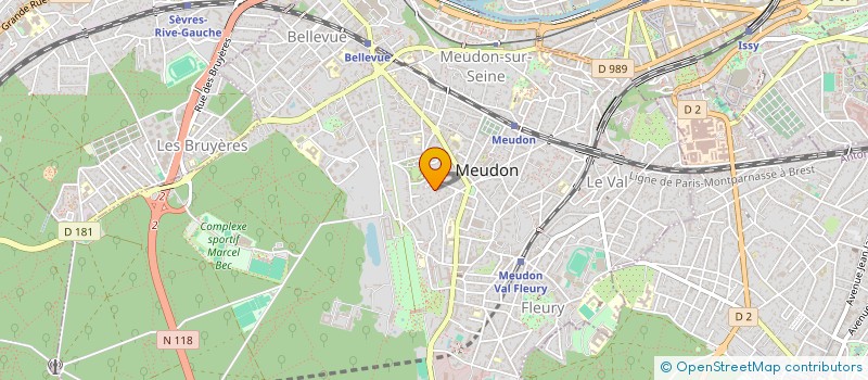 localisation de l'entreprise MADAME ANNE NICOLAS à MEUDON